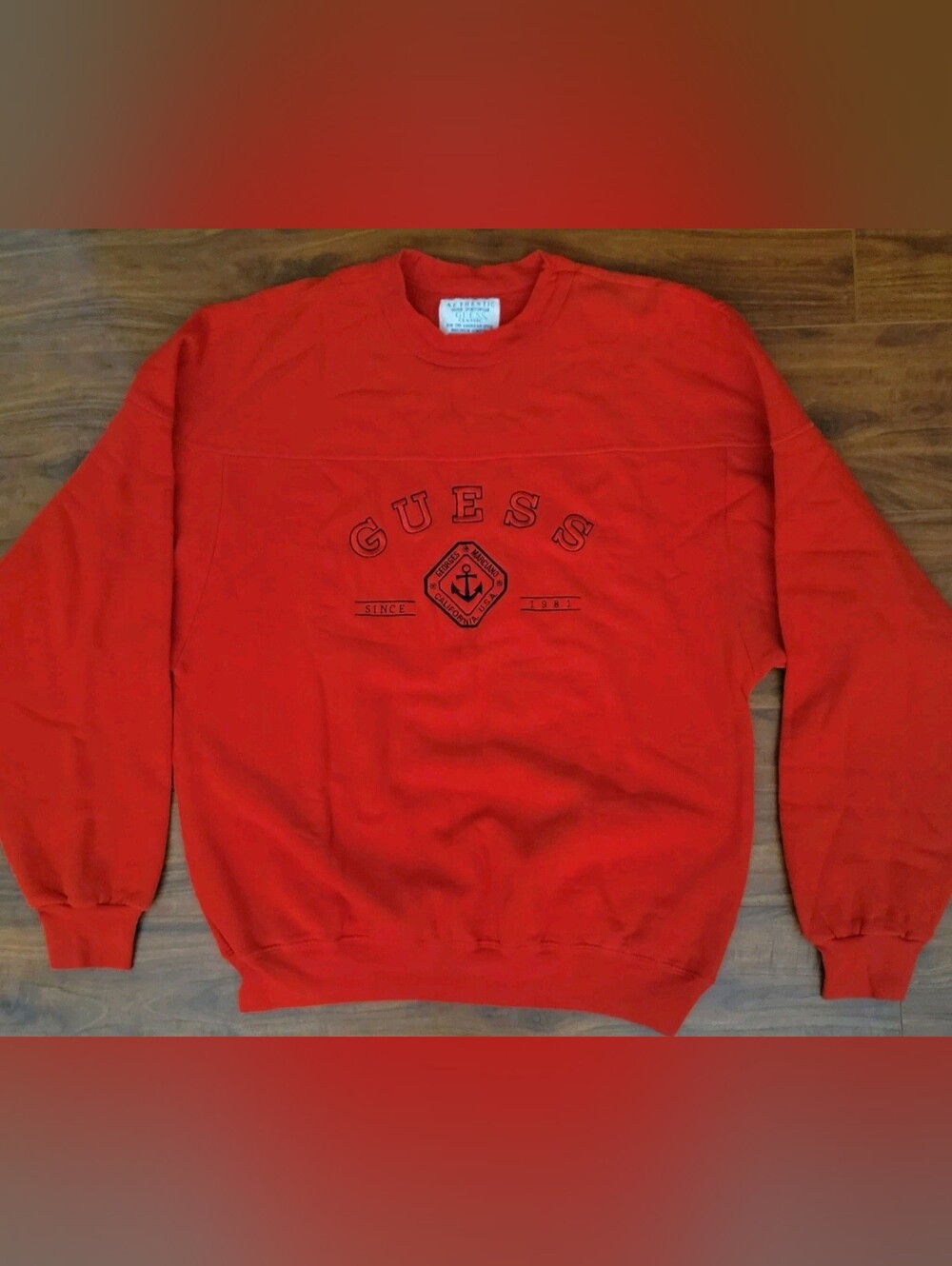 Guess Vintage Georges Marciano Sweatshirt Mens XL  Crewneck 90s USA.